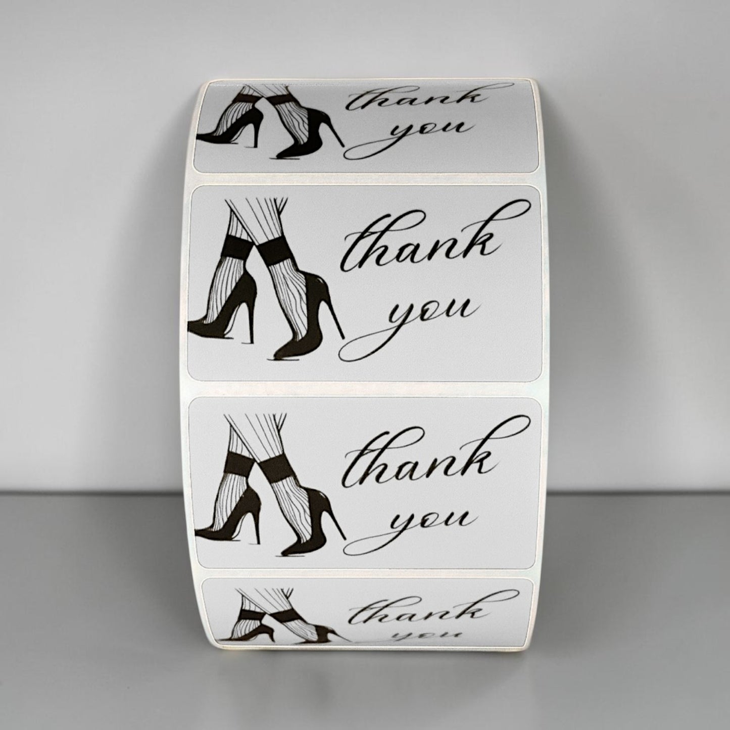 Thank You For Your Purchase Sticker Roll | High Heel Design for Online Sellers